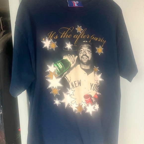 Reggie Jackson yankees party world series graphic design throwback shirt size xl - Picture 2 of 14